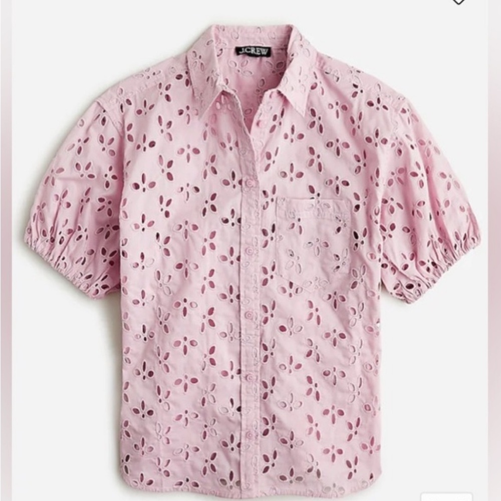 J. Crew Spring Garden Eyelet Blouse NWT | 6